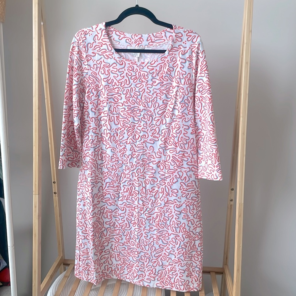 Mahi Gold Bimini dress in Chatham cloth, size M